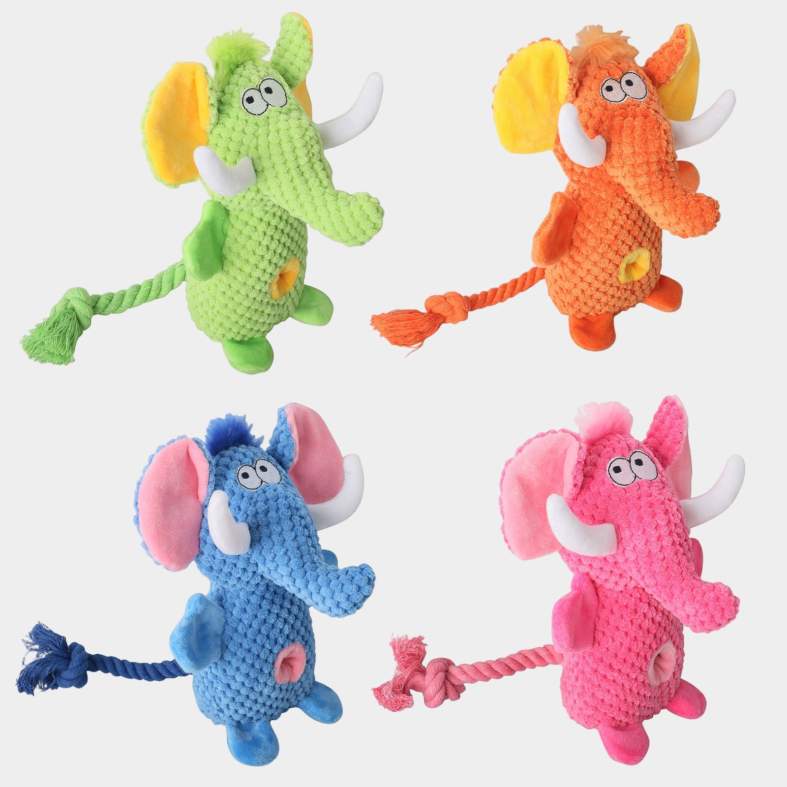 Squeaky Plush Food Hidden Dog Toy