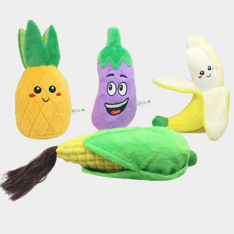 Vegatable Plush Pet Toy