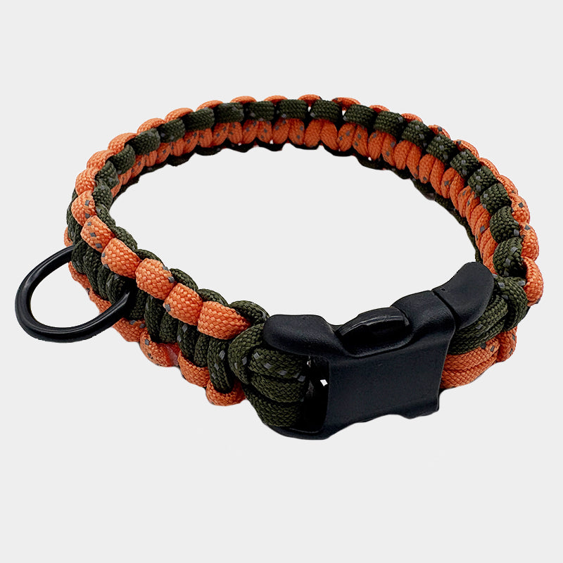 Reflective Paracord Designed Colorful Dog Collar