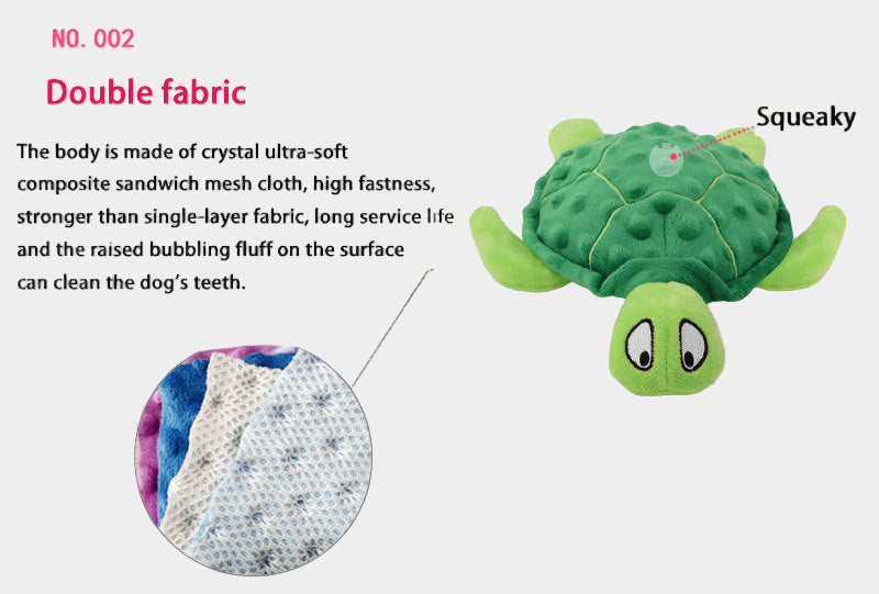 Turtle Plush Pet Toy