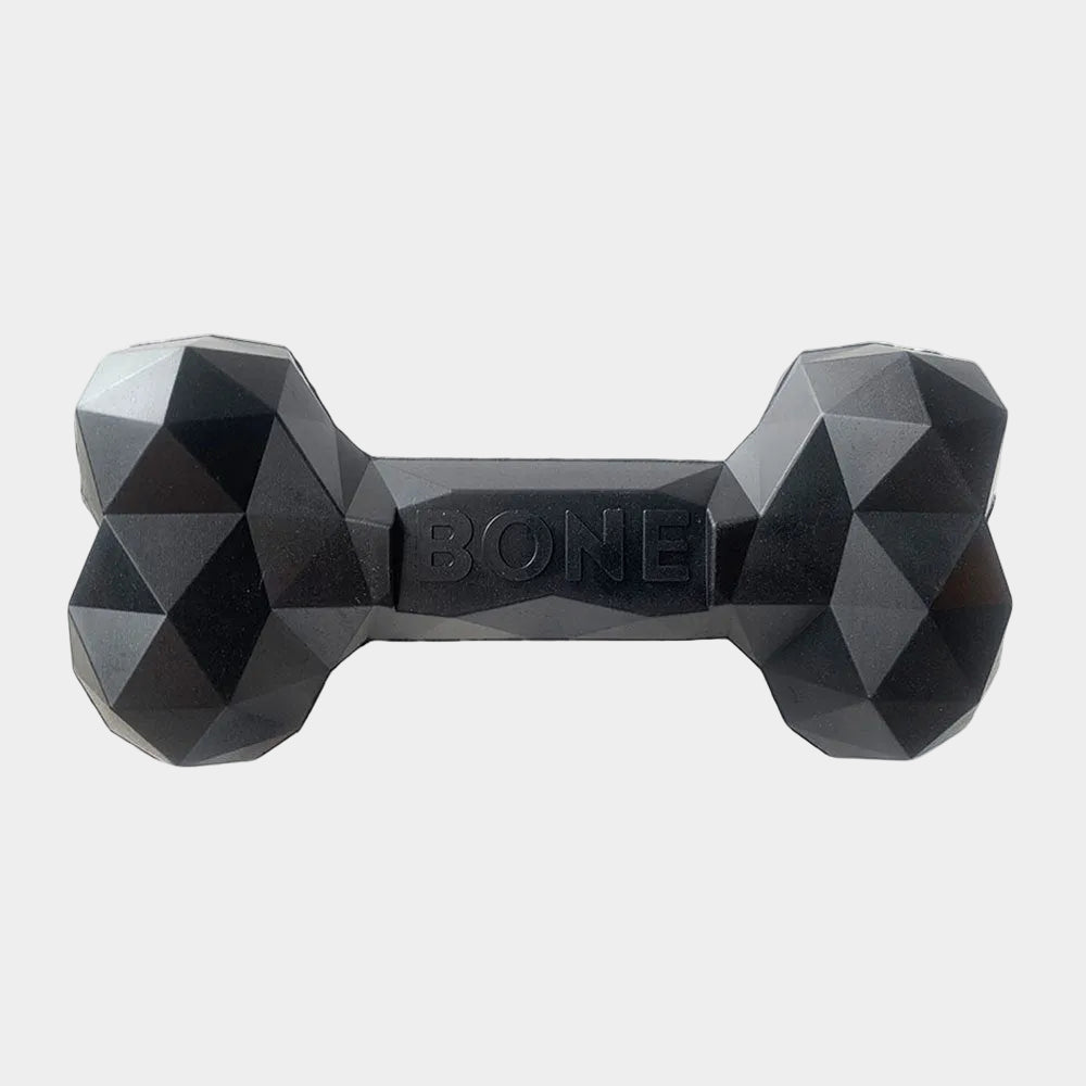 Durable Rubber Bone Dog Toy for Aggressive Chewers, Interactive Teething Chew Toy for Small Medium Breeds