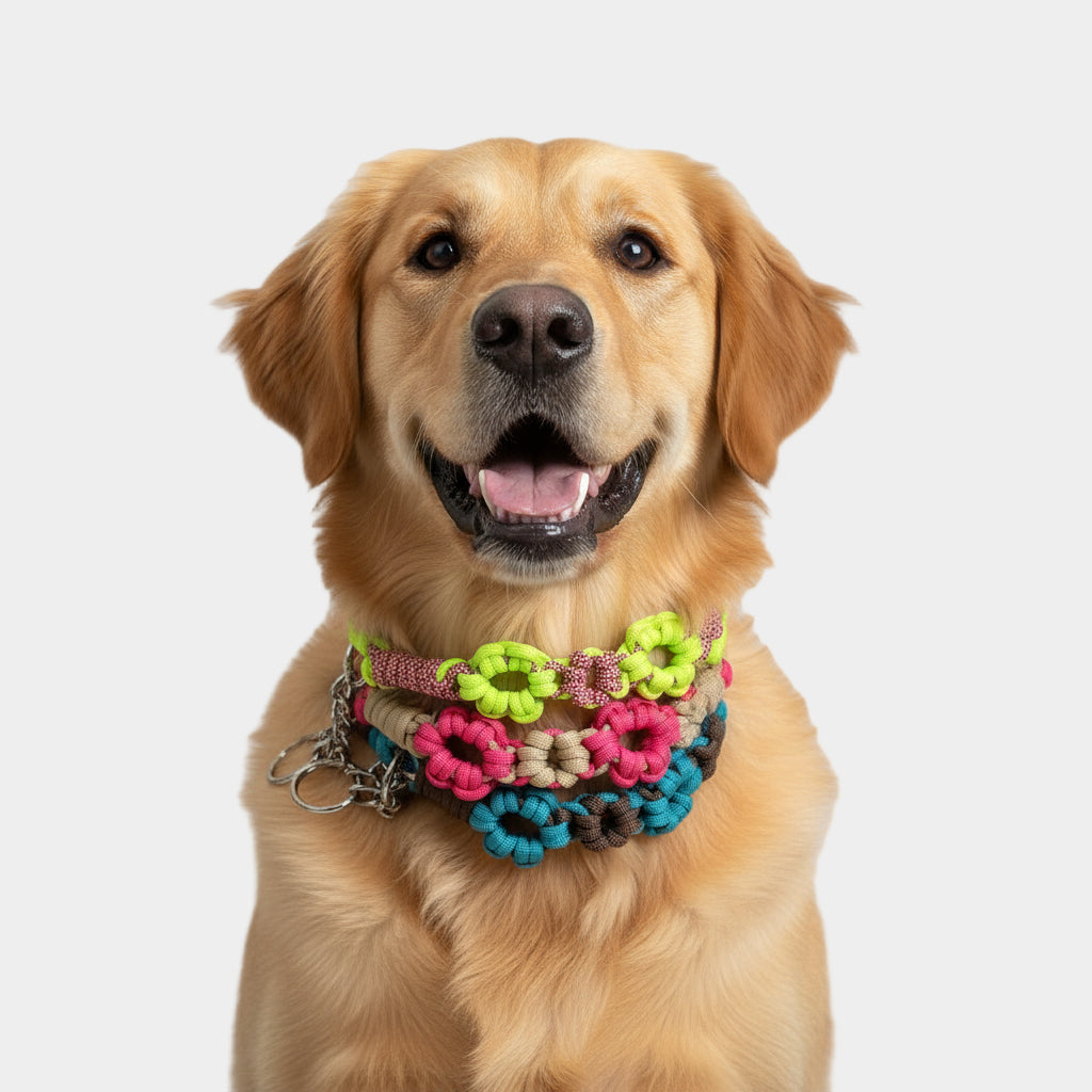 DIY Handmade Flower Dog Collar