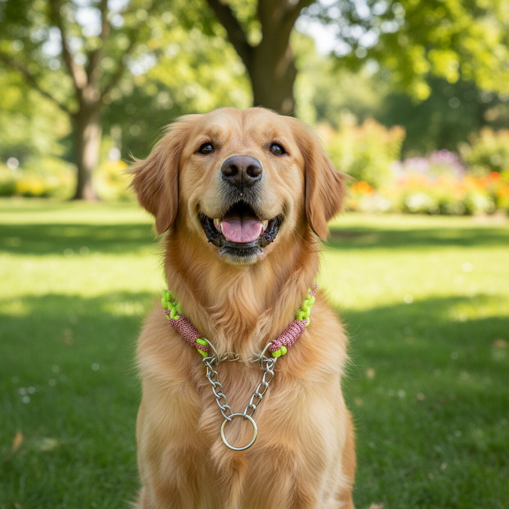DIY Handmade Flower Dog Collar